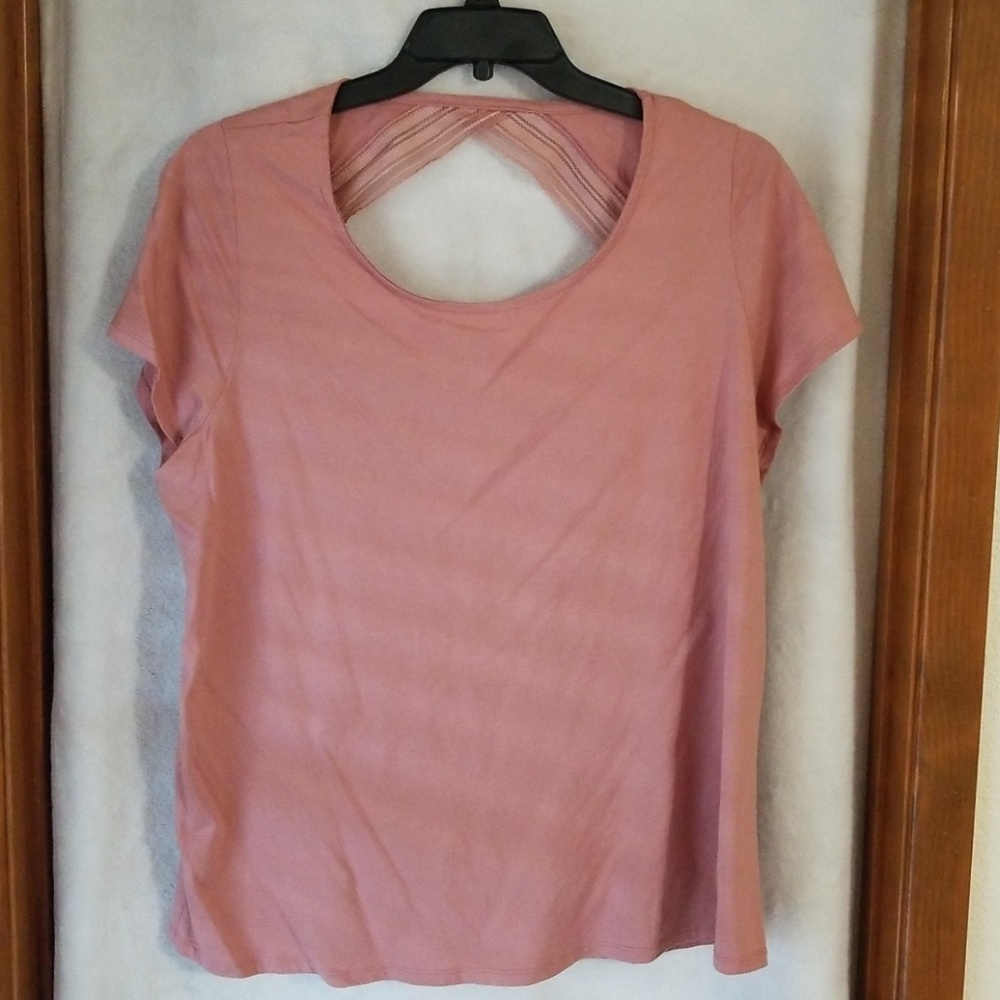 Rose colored blouse